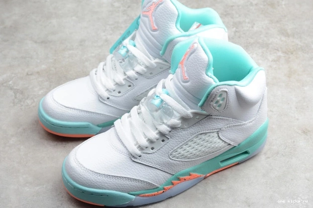 Cheap 5 Air GS 440892-100 Jordan Aqua Light 0521
